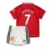 Cheap Manchester United Cristiano Ronaldo #7 Home Football Kit Children 2022-23 Short Sleeve (+ pants)